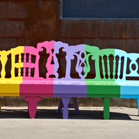 lollipop bench